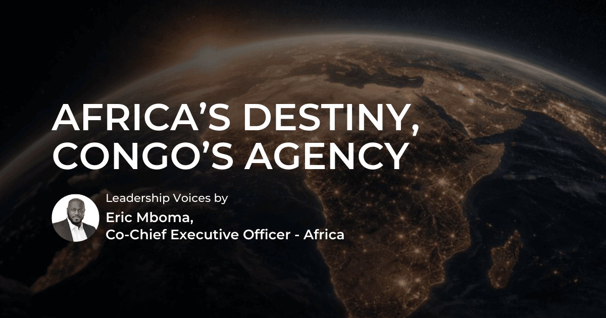 Africa’s Destiny, Congo’s Agency