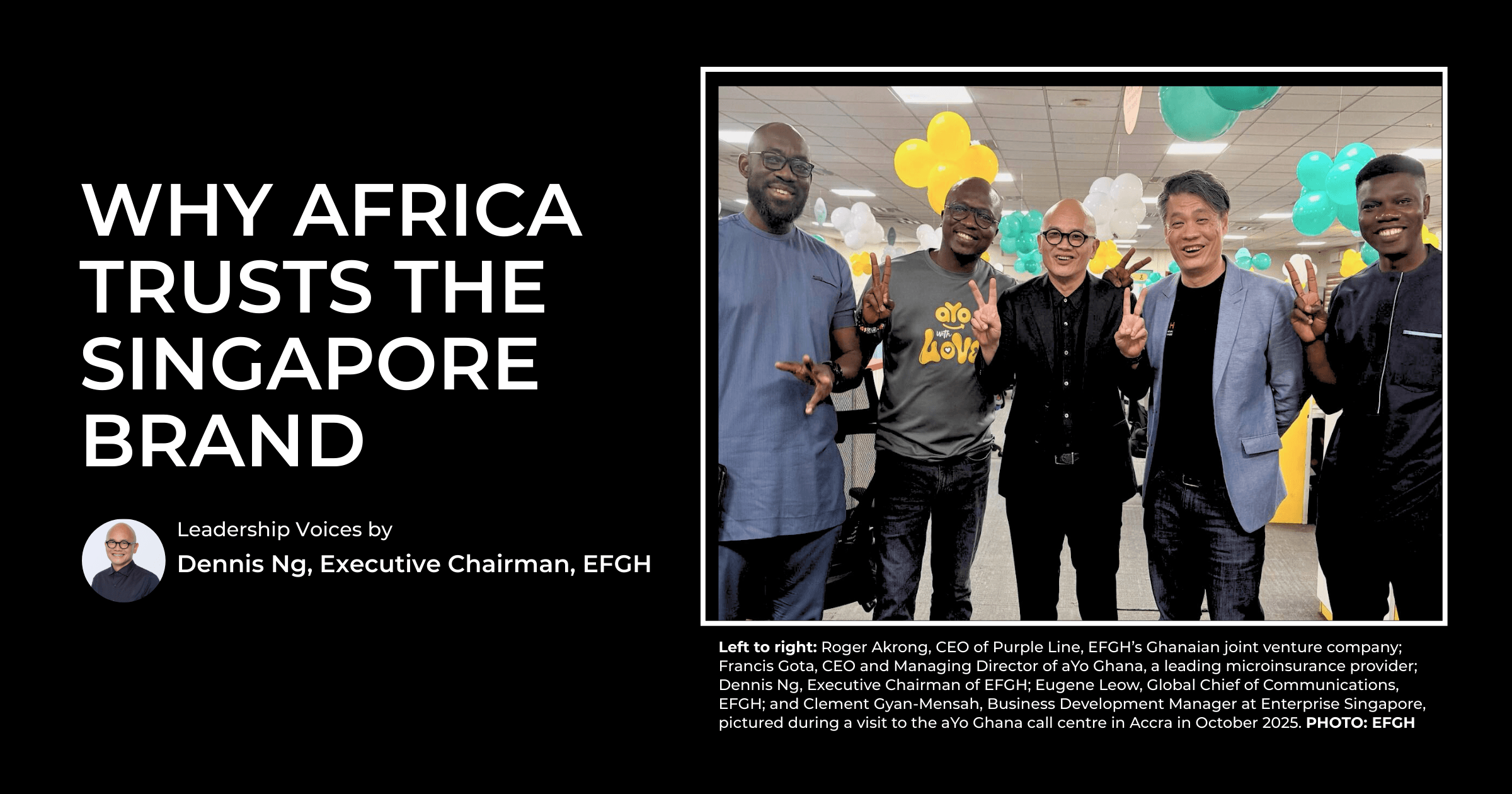 Why Africa trusts the Singapore Brand