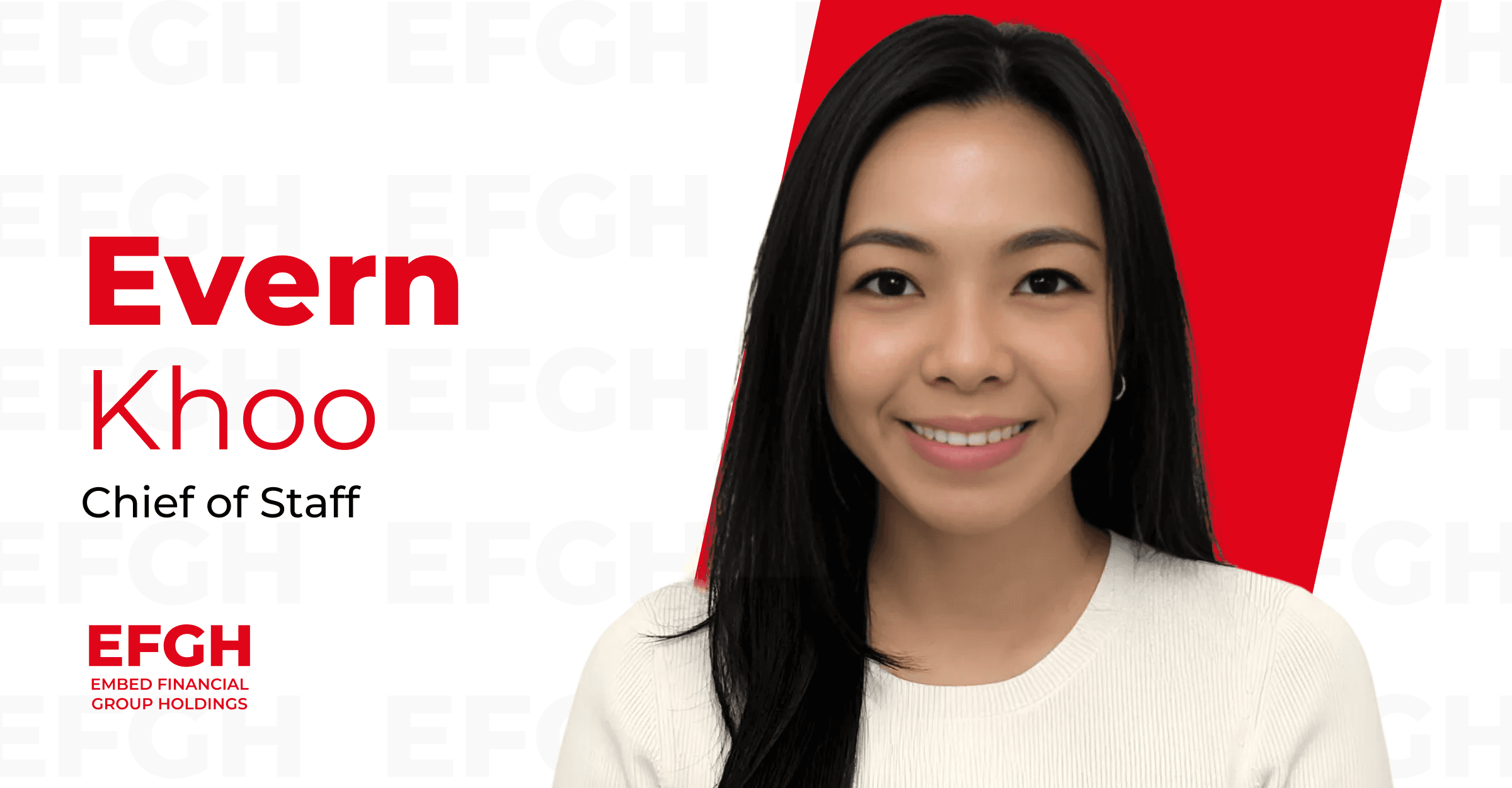 EFGH Appoints Evern Khoo as Chief of Staff - Resource Banner Image