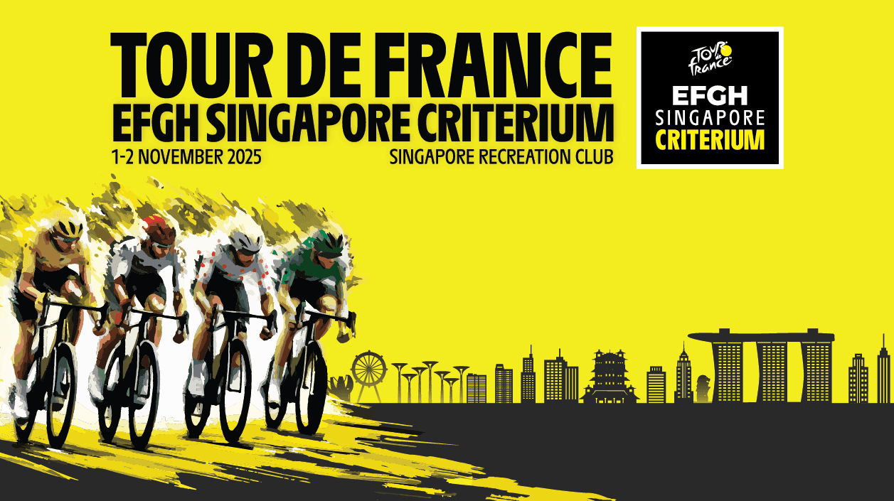 Tour De France EFGH Singapore Criterium will be held from 1-2 November